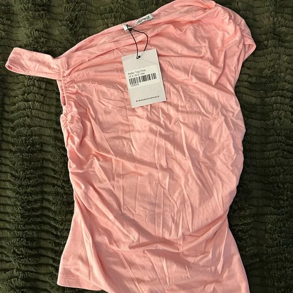 Pink Off-Shoulder Top - Picture 1 of 2
